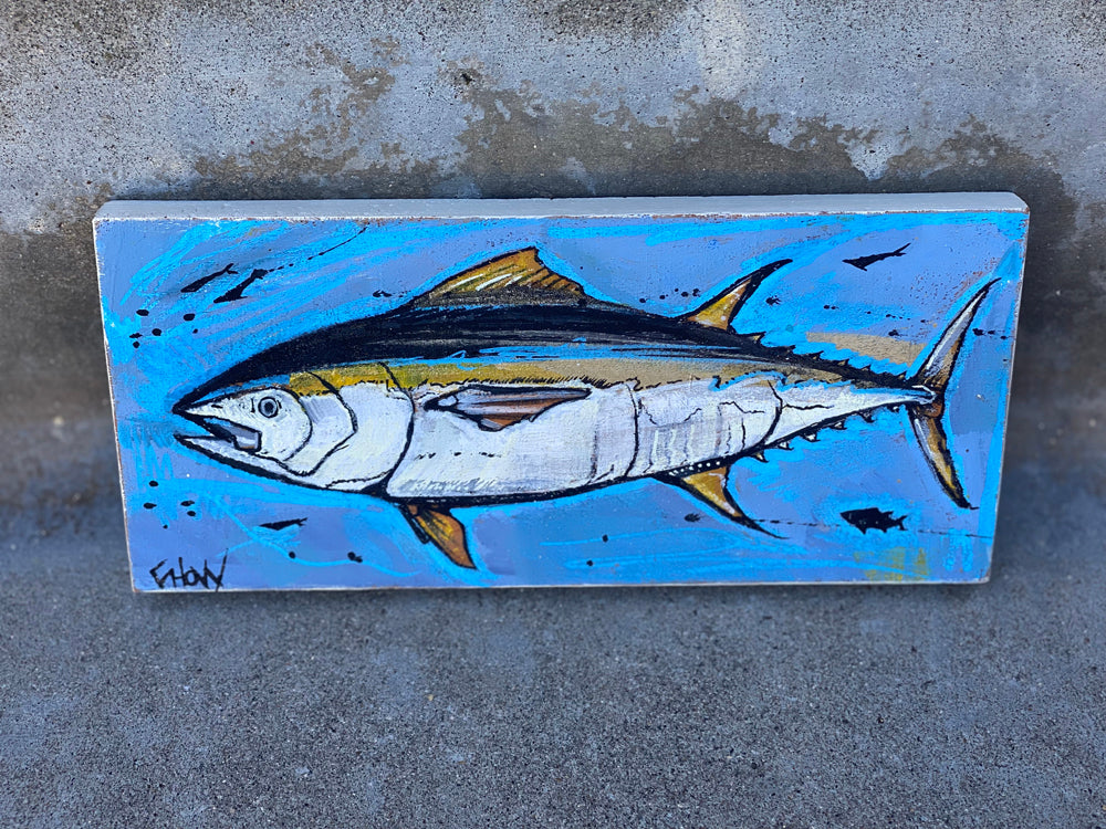 Meat Bucket Plank - Yellowfin Tuna Original Art