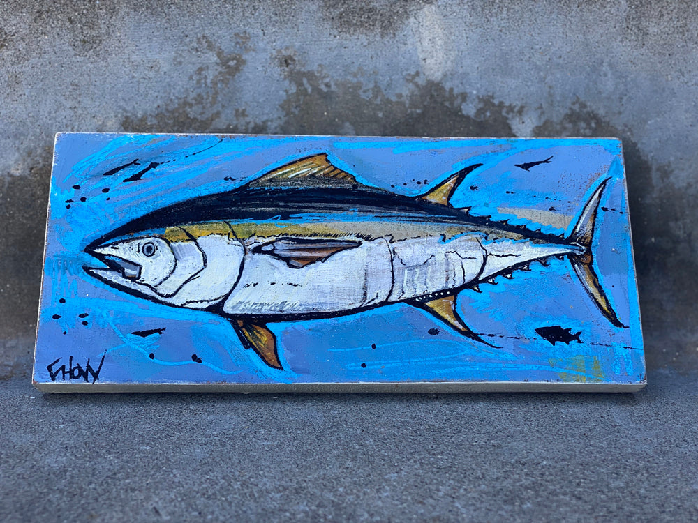 Meat Bucket Plank - Yellowfin Tuna Original Art