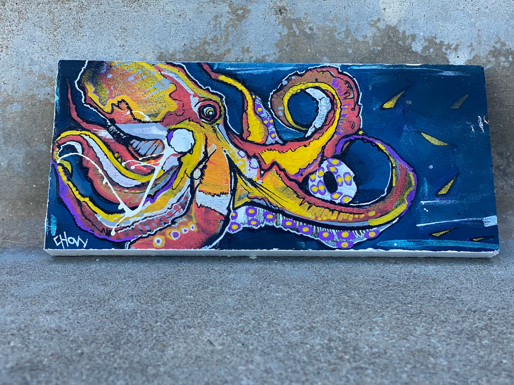 Gypsy Man Plank - Octopus Original Art