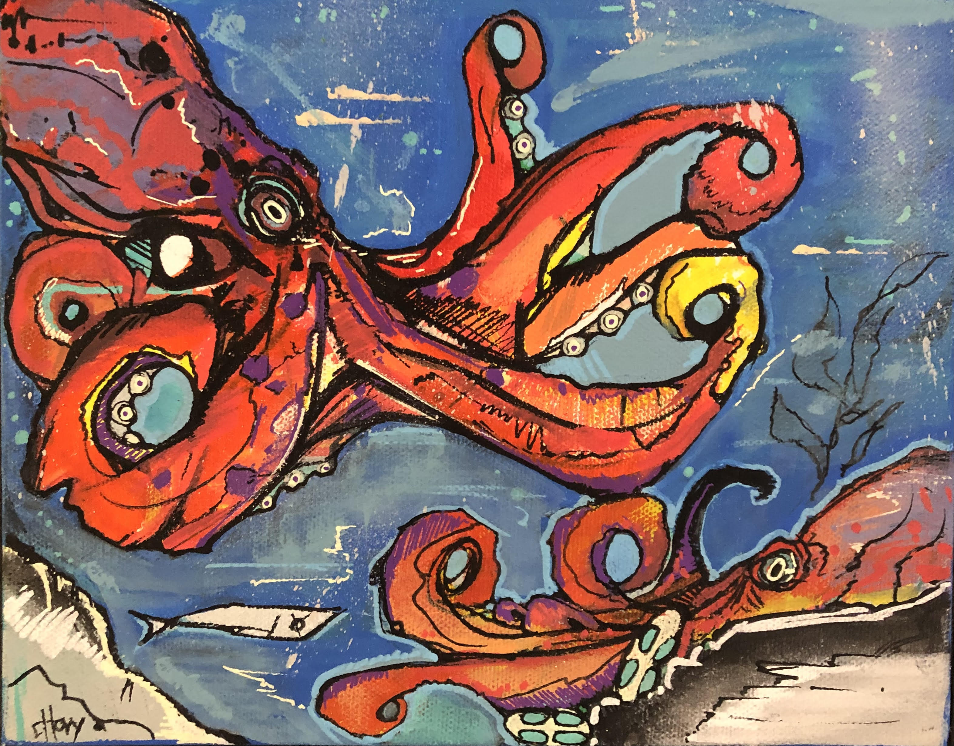 Underworld- Giant Pacific Octopus