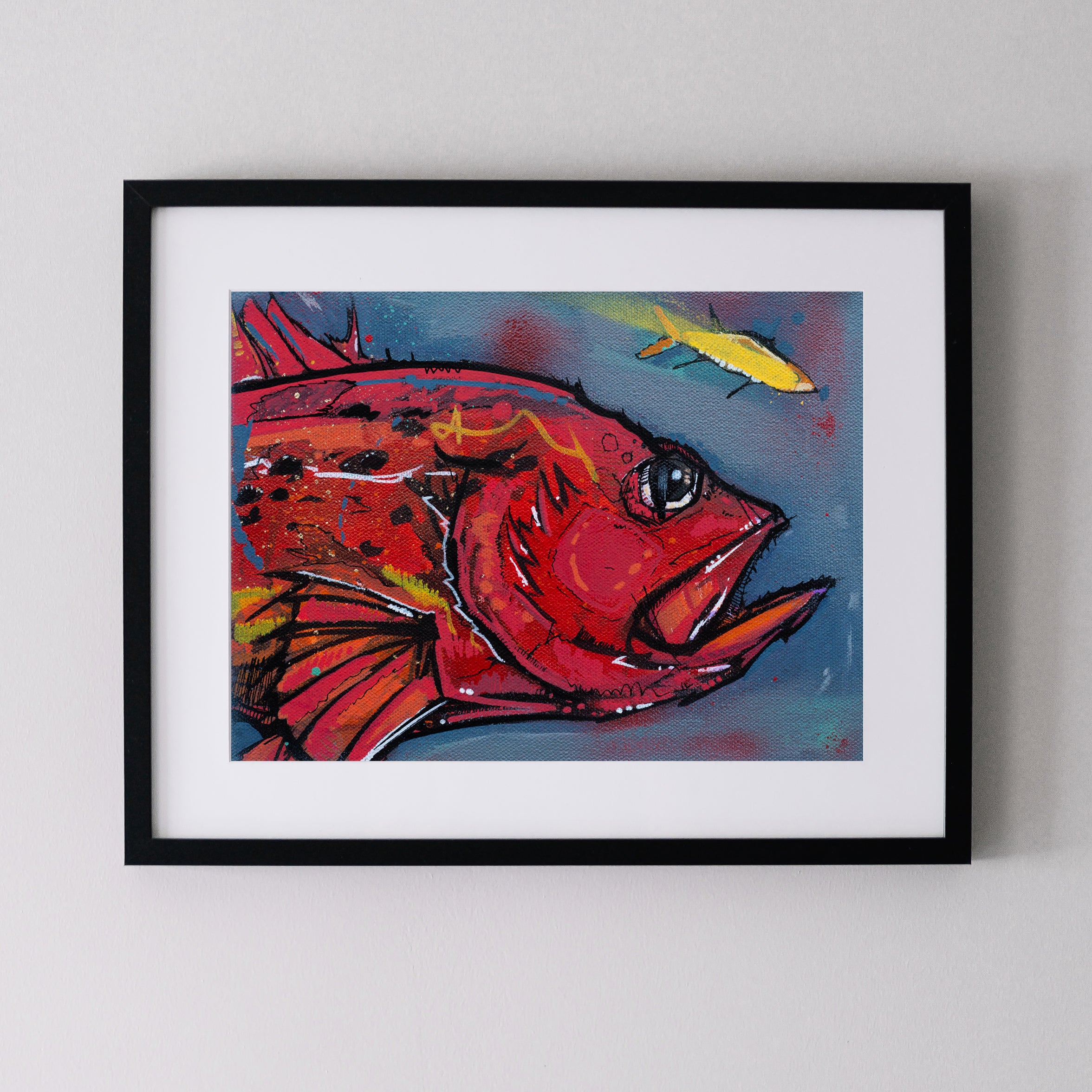 Vermilion Rockfish Art Print by Chovy