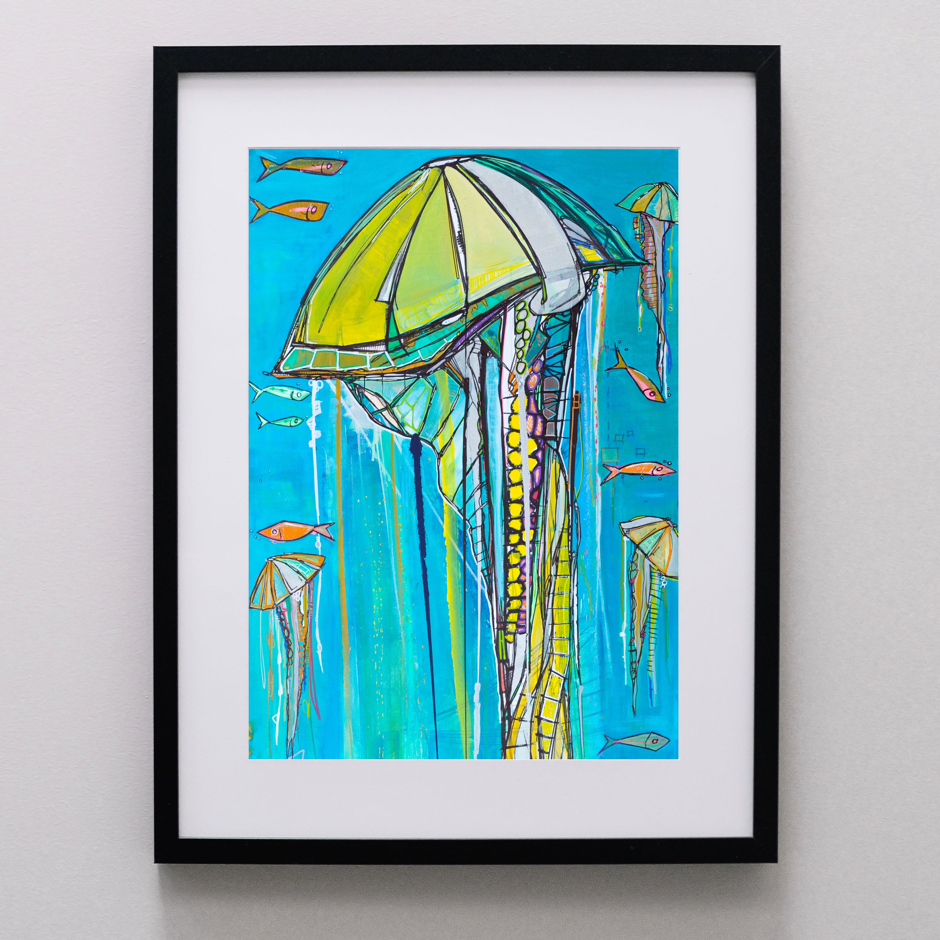 Interceptor - Jellyfish Art Print